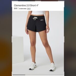 Vuori-Clementine 2.0 Short 4” inseam